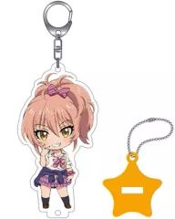 중고 キーホルダー・マスコット キャラクター 城ヶ崎美嘉 ねんどろいどぷらす アクリルスタンド付きキーチェーン 「アイドルマスター シンデレラガールズ」