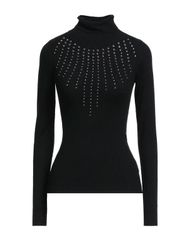 ジョン リッチモンド レディース アウター ニット・セータートルネック JOHN RICHMOND Black ブラック