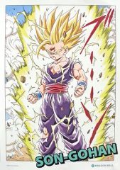 중고 ポスター アニメ 孫悟飯 超サイヤ人 セル編 「ドラゴンボール ベストシーンポスター」 ドラゴンボール× 원피스 バトルフェアin JUMP SHOPグッズ