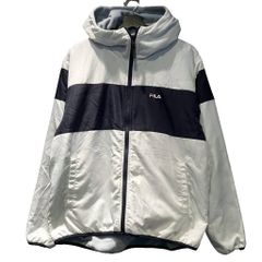 필라 FILA 블루존 후디 뒤집을 수 있는 M 화이트 화이트 ■OFP3