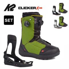【新品】K2 メンズ ステップインセット BOUNDARY CLICKER X HB バウンダリー クリッカー ビンディング セット スノボ boots bindling