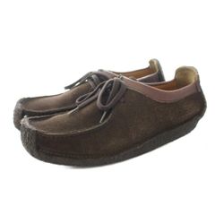 クラークス clarks Wallabee ナタリー Natalie シューズ スエード 5.5 茶 ブラウン TK