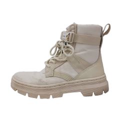 ドクターマーチン DR.MARTENS COMBS TECH II ショートブーツ レースアップ 厚底 UK4 白 ホワイト AN ■GY09