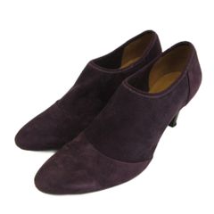 エコー ecco ALICANTE ハイフロントパンプス ブーティ スエード ポインテッドトゥ ハイヒール 36 23cm 紫 パープル 358413 /XZ ■GY11