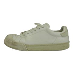 マルニ MARNI ダダバンパー DADA BUMPER スニーカー 牛革 レザー ローカット ラバートゥキャップ ロゴ US10 29cm 白 ホワイト /XZ ■GY19