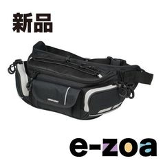 ROUGH&ROAD ラフアンドロード RR9612 ラフウエストバッグ ワイド ブラック / 5.2L RR9612BK (2414197)