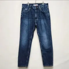 トミー ジーンズ リラックスド クロップド デニムパンツ