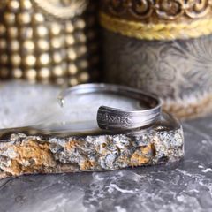 19th CENTURY~THE EARLY 20th CENTURY EU VINTAGE SILVER CUTLERY SPOON BANGLE/19세기~20세기 전반 유럽 헌 옷 실버 칼라 스푼 뱅글