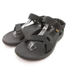 テバ Teva スポーツサンダル シューズ ウェビングストラップ ロゴ 25cm 黒 ブラック /IB