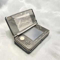 Nintendo 任天堂 ニンテンドー 3DS CTR-001 日本製 ゲーム機本体 コスモブラック 充電台 タッチペン セット 動作未確認 E8-1020