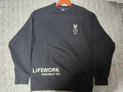 Life Work ドッグスウェット ブラック M