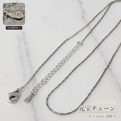 S925 전 보물 체인 목걸이 45cm 조정 가능 화분 각인 있음 사이즈 조정 가능 펜던트 결혼식 평상시 사용 실버 925 1 mm 프리 사이즈 간단한 공식