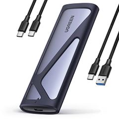UGREEN M.2 SSD 外付けケース 10Gbps転送 NVMe/SATA両対応 USB3.2 Gen2 8TB容量対応 SSD ケース 2230 2242 2260 2280対応/Mキー・B+MキーSSD対応/PCIE3.0対応/自動 17aec52e