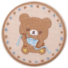 【中古】鏡・ミラー A.チャイロイコグマ 「リラックマ シークレット刺繍缶ミラー ribbon」
