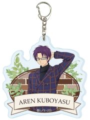 중고 キーホルダー 窪谷須亜蓮 「アニメ 斉木楠雄のΨ難 アクリルキーホルダー 14.トラッドファッションver. 描き下ろしイラスト 」