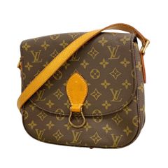6kd4388 ルイヴィトン 숄더백 모노그램 サンクルーGM M51242 브라운 중고 여성