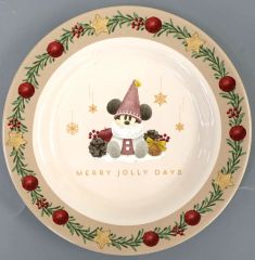 중고 皿・ボウル リルリンリン スーベニアプレート 「ディズニー・クリスマス2025」 東京ディズニーリゾート限定