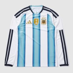 배송비 무료 ・匿名配送 adidas アディダス アルゼンチン代表 2026 ホーム 長袖 シャツ 白 青 並行輸入 新品 正規品 2026W杯モデル