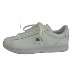 ラコステ LACOSTE CARNABY SET 224 1 SFA スニーカー レザー ローカット US5.5 23cm 白 ホワイト 48SFA0012 /XZ ■GY18