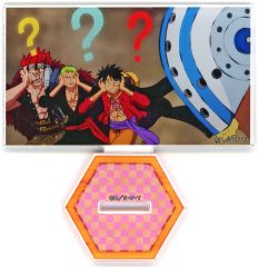 중고 아크릴 스탠드 아크릴 패널 ルフィ＆ゾロ＆キッド＆キラー ？ 「 원피스 トレーディング場面写アクリルスタンド 第4弾」