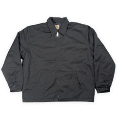 00's Carhartt 카하트 로고 자수 워크 재킷 블랙 아우터 남성