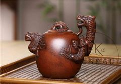 龍茶壺 中国古美術 宜興 紫砂壺・急須・茶道具