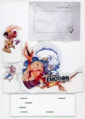 중고 아크릴 스탠드 아크릴 패널 モンキー・D・ルフィ アクリルジオラマ " 원피스 ONE PIECE EMOTION」