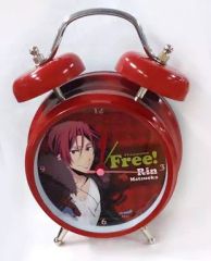 중고 置き時計・壁掛け時計 キャラクター C.松岡凜 音声入り目覚まし時計 「TVアニメ 『Free!』 関西上陸スペシャル」