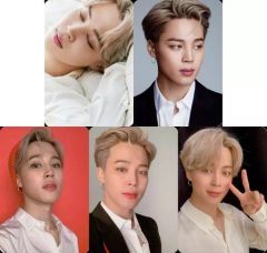 중고 キャラカード 単品 ジミン BTS 防弾少年団 フォトカード5枚セット 「Dicon Vol.10 BTS写真集 『BTS goes on!』 Member Edition」 同梱品
