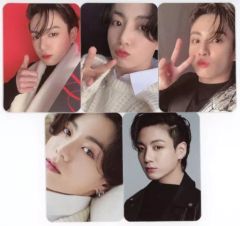 중고 キャラカード 単品 ジョングク BTS 防弾少年団 フォトカード5枚セット 「Dicon Vol.10 BTS写真集 『BTS goes on!』 Member Edition」 同梱品