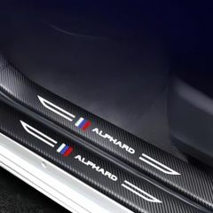 K◆アルファード に適用 車用 サイドステップ プロテクター 傷防止 汚れ防止 ALPHARD 20系 30系 40系に対応 ドアシルプロテクター 車 ドア 保護ステッカー 跡を残さず カット可能 8点セット アルファード に適用,ブラック 39c7cf0c