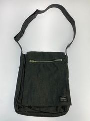 중고 品 PORTER ポーター SMOKY BAG 592-07628 スモーキー バッグ 縦型 ショルダーバッグ 吉田カバン コットン 鞄 肩掛け 188-261025-em-18-min