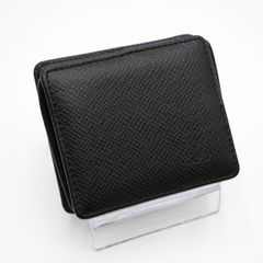 LOUIS VUITTON ルイ・ヴィトン ポルトモネ・ボワット ヴィンテージ コインケース 小銭入れ タイガ アルドワーズ ブラック 黒 レザー シルバー金具 メンズ M30382 중고