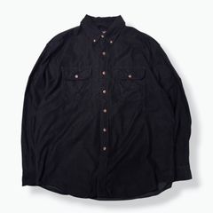 90s~ ROUNDTREE&YORKE Black Corduroy B/D Shirts L 90年代 ブラック コーデュロイ ボタンダウン 長袖 シャツ 古着 ヴィンテージ メンズ レディース