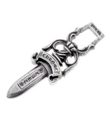 クロムハーツ CHROME HEARTS #10DAGGER #10 ダガー ペンダント シルバー ネックレス トップ 54105