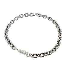 크롬 하트 CHROME HEARTS PPR CHN 7 PAPER CHAIN ​​종이 체인 실버 팔찌 54110