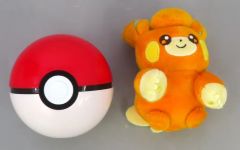 중고 ぬいぐるみマスコット・ぬいぐるみバッジ パモ 「ポケットモンスター ぬいぐるみバッジ in モンスターボールケース vol.1」 포켓몬 センター限定