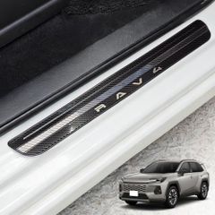 K◆サイドステップガード RAV4 XA60系 カーボン調 4点セット 2409c943