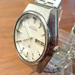 セイコーSEIKO KING QUARTZキングクォーツ 0853-8021-G 稼働品 KQ メンズ腕時計 デイデイト 白文字盤 ヴィンテージ