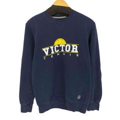 러셀 운동 RUSSELL ATHLETIC VICTOR TENNIS V 가제트 크루넥 스웨트 남성 import:S
