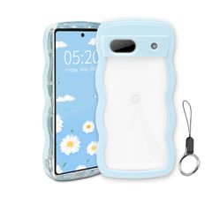 Google Pixel 8A ケース クリア ウェーブ ピクセル 8A TPU波状フレーム うねうね グーグル ピクセル8A 滑り止め スマホケースウェーブ デザイン 手にフィット 韓国 可愛い 女性用 女子向け 透明 ケースカバー 人気 落下防止 耐衝撃