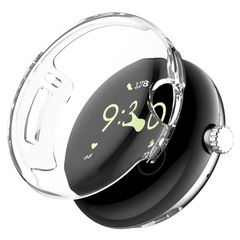 RUIIOCVKK for Google Pixel Watch3 41MM ケース スマートウォッチ 全面保護 フルカバー 耐衝撃 クリア 透明 TPU シリコン 耐衝撃性 落下防止 Pixel Watch 3 41MM 専用カバー (クリア)