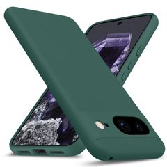 KUJQOC 対応 Google Pixel 8 ケース シリコン 耐衝撃 TPU ソフト ピクセル8 用 背面カバー レンズ保護 カメラ保護 軽量