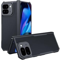 Google Pixel 9 Pro Foldケース クリア 軽量 薄型 耐衝撃 Google Pixel 9pro foldスマホケース 背面透明 ピクセル 9 プロ Fold カバー ワイヤレス充電対応 米軍MIL規格 黄ばみ防止 全面保護,クリア