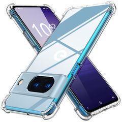 YDIHIHO 適合 Google Pixel 6A 5G 用のケース クリア 薄型 グラデーション色 tpu 耐衝撃 クリア