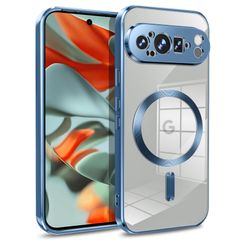 Tgaoleyd 対応 Google Pixel 9 Pro XL 用のケース クリア Magnetic対応 軽薄型 TPU ソフト ワイヤレス充電