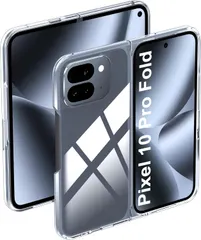 Gosento For Google Pixel 10 Pro Fold ケース ハードケース クリア 透明 スマホケース カバー 耐衝撃 薄型 耐熱性 シンプル 高光沢 (クリア)
