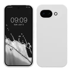 kwmobile スマホケース Google Pixel 10a対応 ケース - TPU リキッド シリコン カバー - 耐衝撃 傷防止 サラサラ Case 白色マット