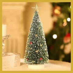 Luxspire クリスマスツリー ミニ 卓上 23cm ミニクリスマスツリー 卓上ツリー クリスマス飾り ミニツリー christmas tree 0