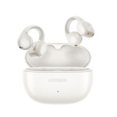 UGREEN イヤーカフ イヤホン Bluetooth5.4 ENC通話ノイズキャンセリング IPX5防水 本体併用最大30時間再生 ホワイト Bluetooth5.4 による安定接続、ENC ノイズキャンセリングで鮮明な通話、オープンイヤ 353915c3
